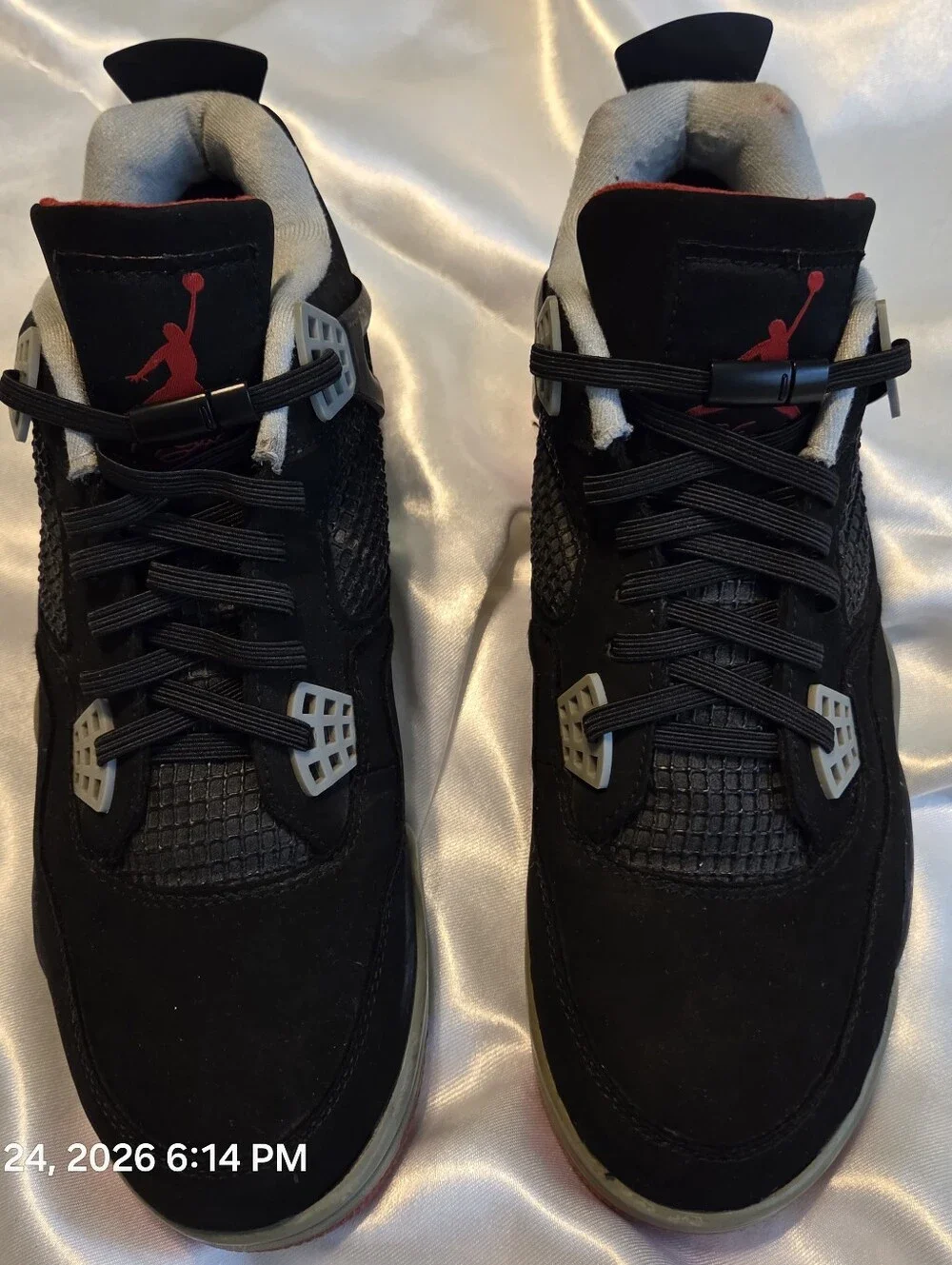 Air Jordan Men's Blk/Red Sneakers